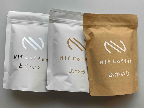 ニフコーヒー３種類の画像